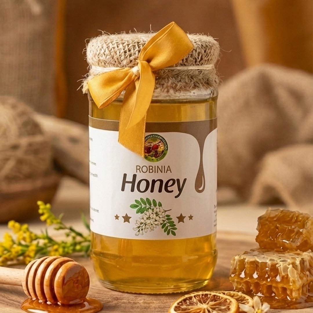 100% Pure Robinia Honey 400g | Raw Natural Energy Booster